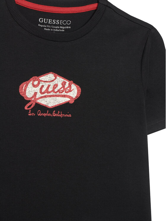 Guess Guess Camiseta L6RI02 K8HM4 Negro Regular Fit