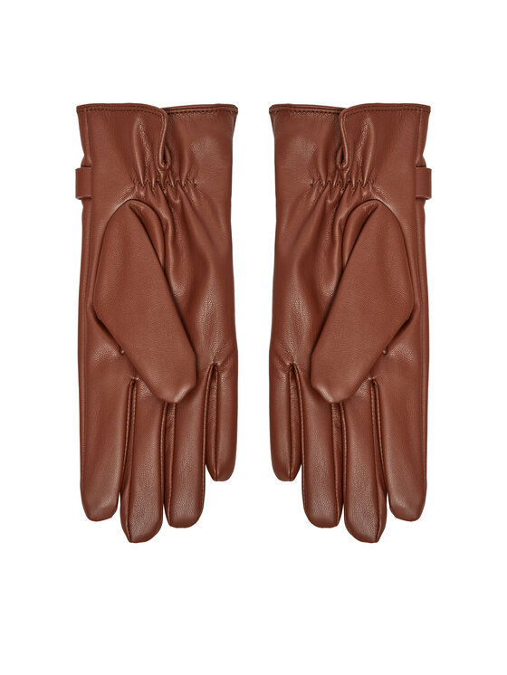 Guess Dámske rukavice Guess AW5188 NYL02 Hnedá