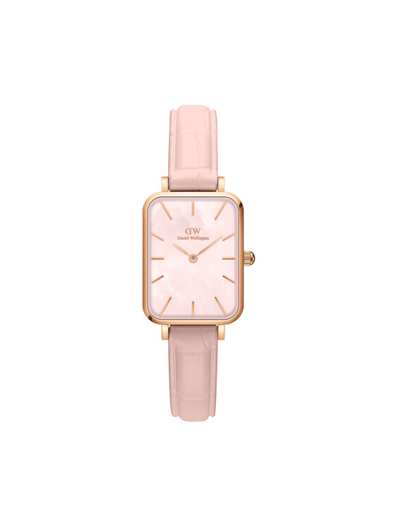 Daniel Wellington Годинник Daniel Wellington Quadro Pressed DW00100508 Рожеве золото
