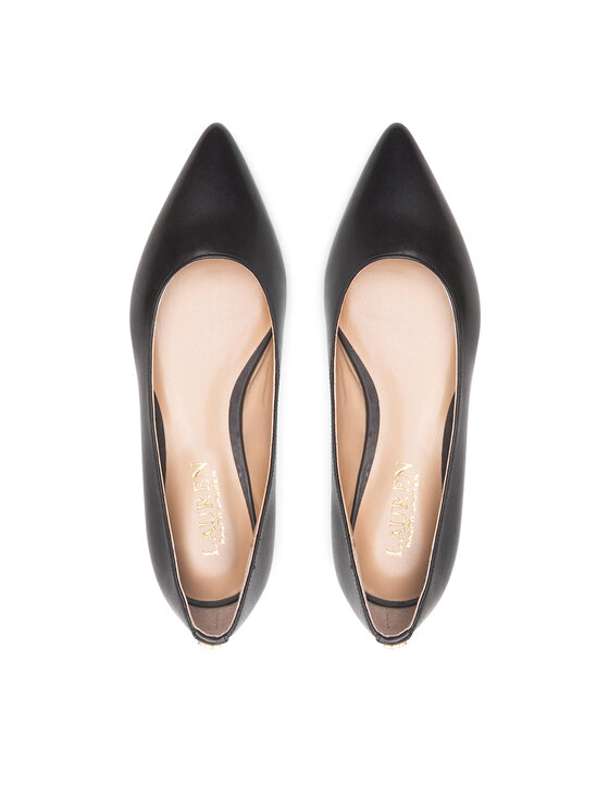 LAUREN RALPH LAUREN Балеринки LAUREN RALPH LAUREN Londyn 802862706001 Черен