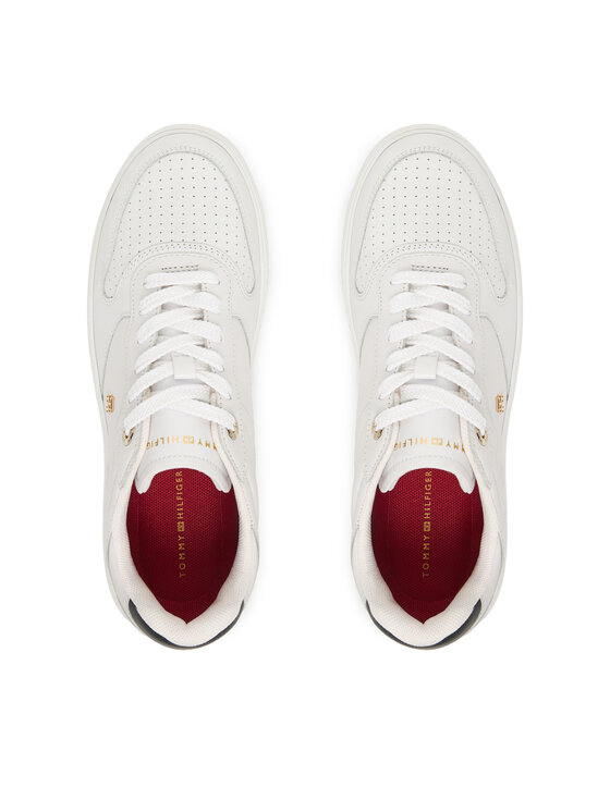 Tommy Hilfiger Сникърси Tommy Hilfiger Th Sporty Cupsole Corp FW0FW09025 Бял