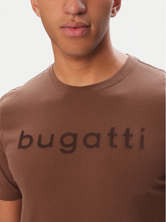 Bugatti Bugatti Camiseta 8350-25048F Marrón Regular Fit