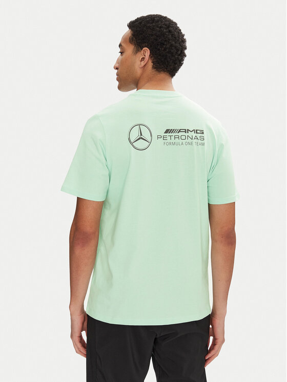 adidas adidas Футболка Mercedes - AMG Petronas Formula One Team Premium JY3033 Зелений Regular Fit