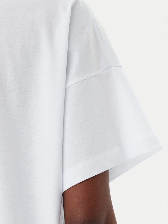 ViCOLO ViCOLO Marškinėliai UD0005 Balta Relaxed Fit