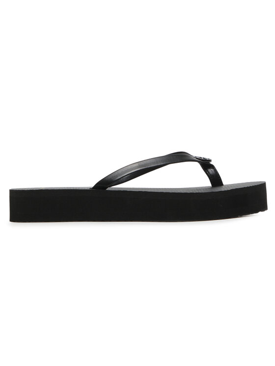 Tory Burch В'єтнамки Tory Burch Flatform Flip Flop 81261 Чорний