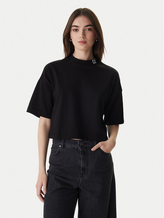 HUGO HUGO Camiseta Damelody 50561189 Negro Regular Fit