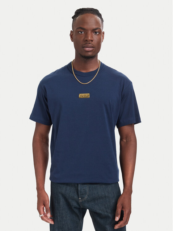 Versace Jeans Couture Versace Jeans Couture Camiseta 80GAHT05 CJ00T Azul marino Regular Fit