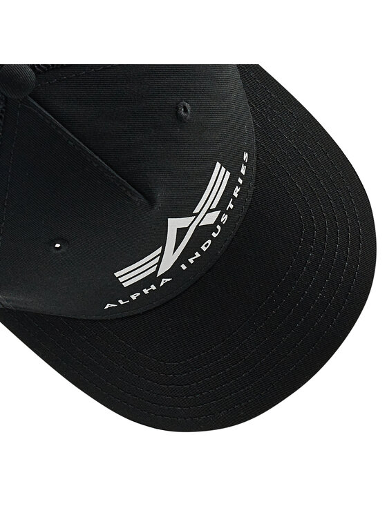 Alpha Industries Kepurė su snapeliu Alpha Industries Basic Trucker Cap 186902 Juoda