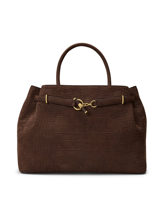 LAUREN RALPH LAUREN Ročna torba LAUREN RALPH LAUREN 431P18464003 Temno rjava