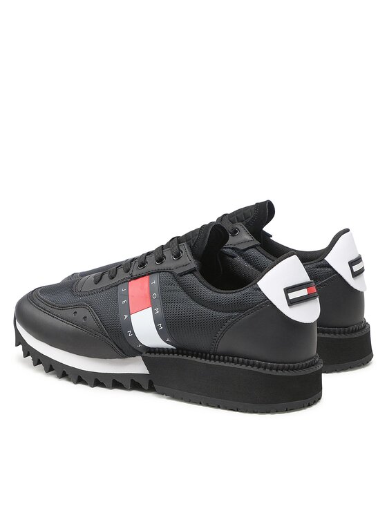 Tommy Jeans Tenisice Tommy Jeans Track Cleat EM0EM01083 Crna