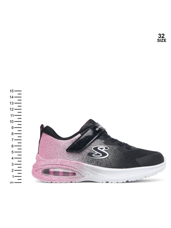 Skechers Superge Skechers Microspec Max Advance - Glitz Gala 303859L/BKRG Črna