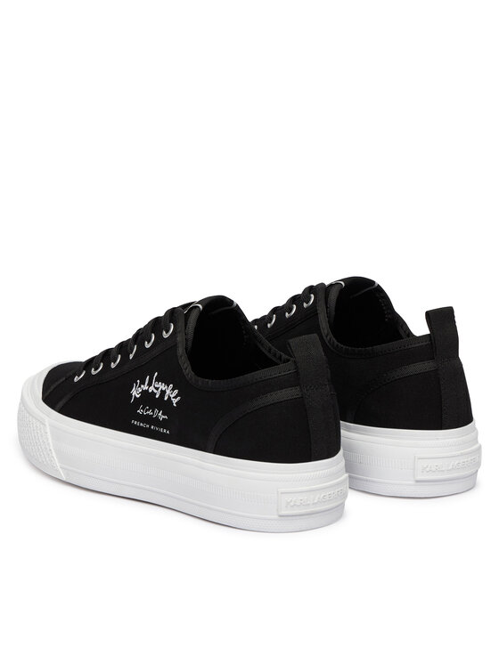 KARL LAGERFELD Кеди KARL LAGERFELD Kampus Max V KL50523 Чорний