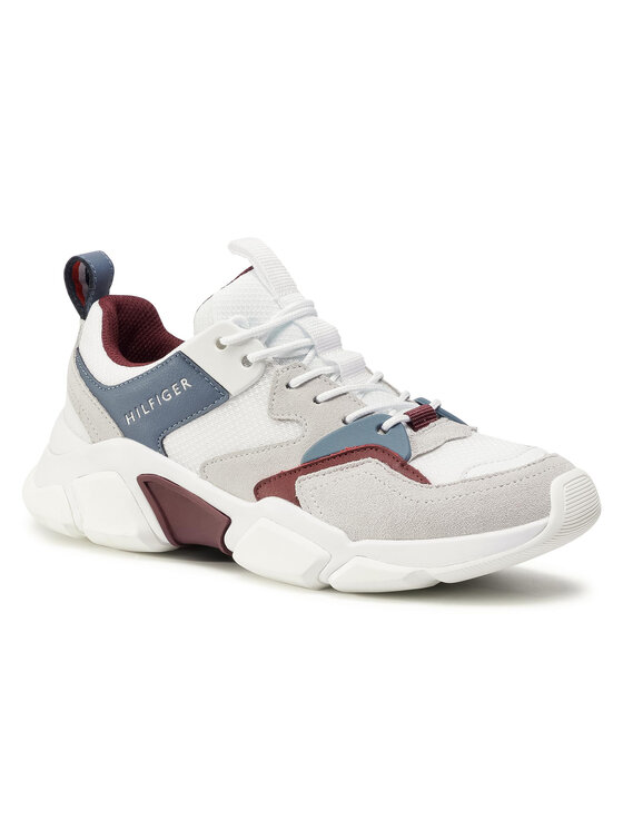Tommy Hilfiger Sneakersy Tommy Hilfiger Chunky Material Mix Sneaker FM0FM02850 Barevná