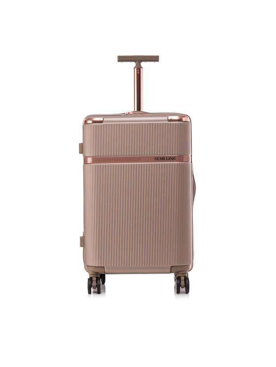 Semi Line Valigia media Semi Line T5946-3 Marrone