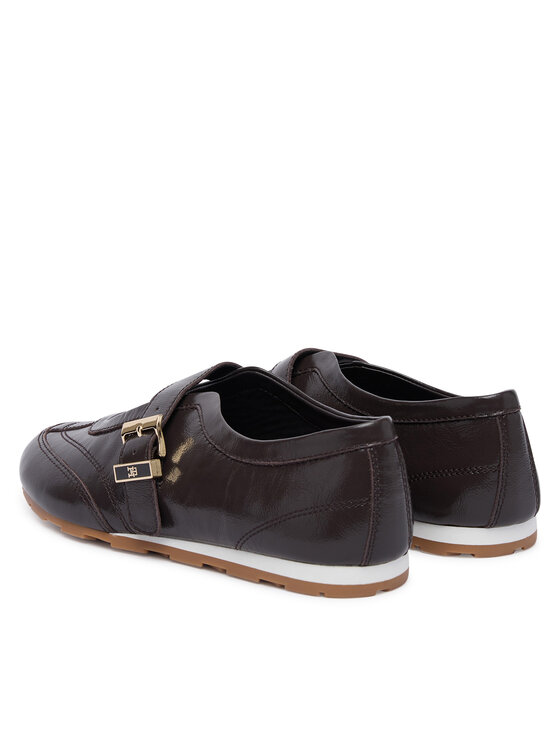 Tommy Hilfiger Balerīnas Tommy Hilfiger Bella Ballet Mary Jane FW0FW09416 Brūns
