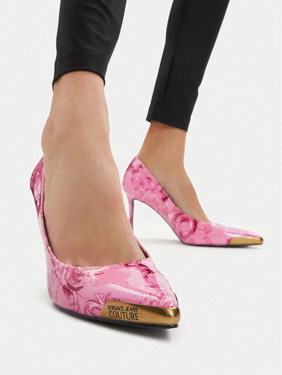 Versace Jeans Couture Туфлі на шпильці Versace Jeans Couture 80VA3S50 ZS366 499 Рожевий
