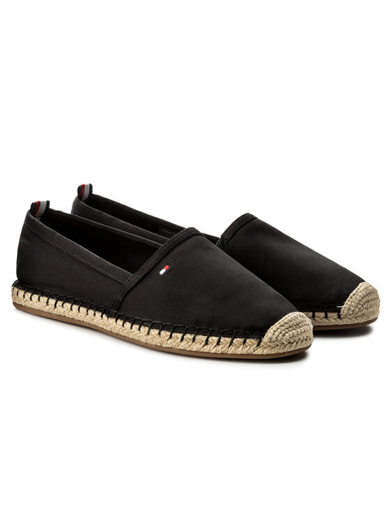 Tommy Hilfiger Espadrilles Tommy Hilfiger Int Rana 1D FW0FW02924 Fekete
