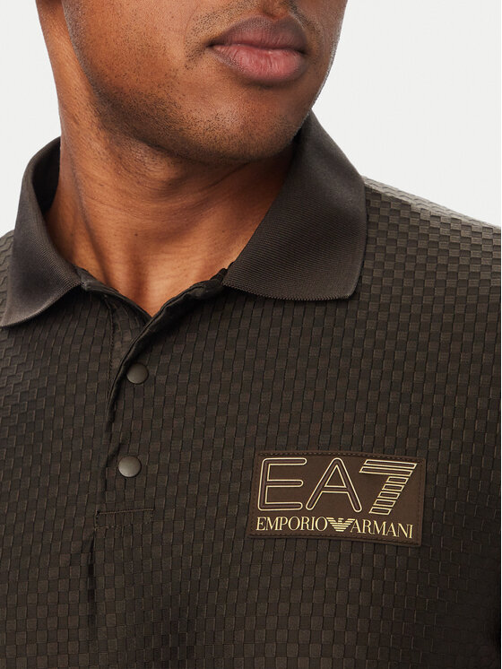 EA7 Emporio Armani EA7 Emporio Armani Polo 7M002256 AF26529 U6027 Marrón oscuro Regular Fit
