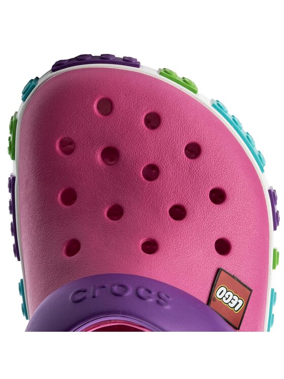 Crocs Šlepetės Crocs Crocband Kids Lego Clog 12080 Rožinė