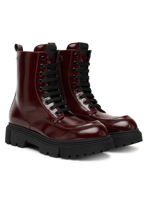 Calvin Klein Trapper stila apavi Calvin Klein Tronchetto Allacciato V4A5-83132-1453 Bordo