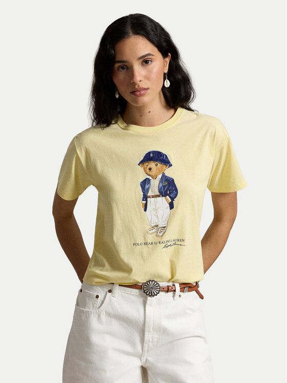 Polo Ralph Lauren Polo Ralph Lauren Camiseta 211B17792001 Amarillo claro Regular Fit