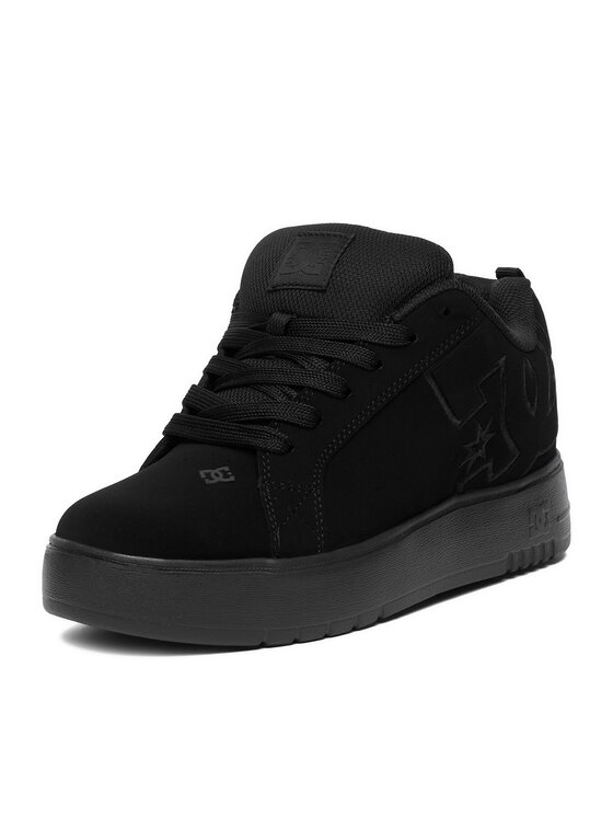 DC Shoes Снікерcи DC Shoes EO-COURT GRAFFIK PLATFORM DC02422002 Чорний