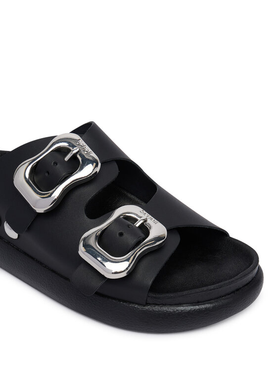 Scholl Шльопанці Scholl Flora 2 F00700 Чорний