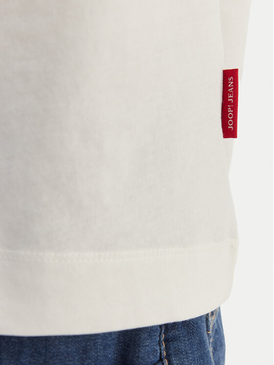 JOOP! Jeans JOOP! Jeans Camiseta JJJ-Lanakila 30101983 Écru Regular Fit