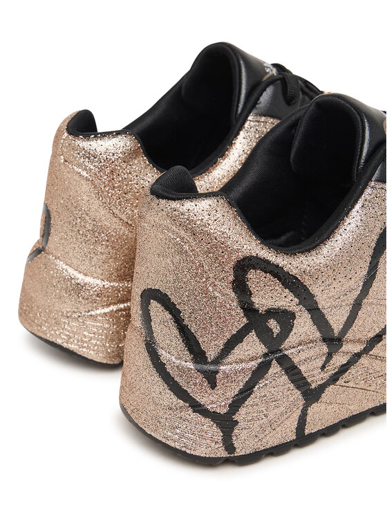 Skechers Sportcipők Skechers Jgoldcrown: Uno Lite - Heartdust Forever 310814L Fekete