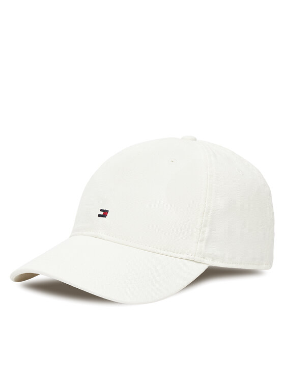 Tommy Hilfiger Šiltovka Tommy Hilfiger Flag Soft 6 Panel AM0AM13426 Biela