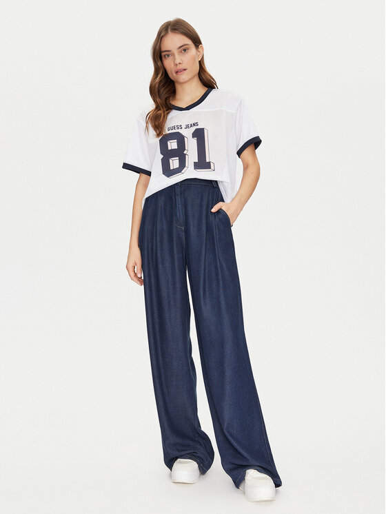Guess Jeans Guess Jeans Футболка W5GI59 KCTE2 Білий Regular Fit