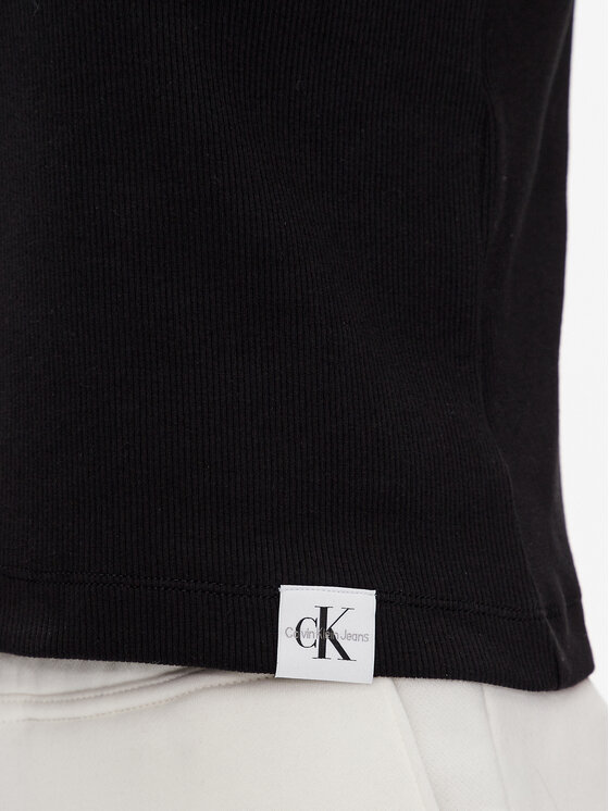 Calvin Klein Jeans Calvin Klein Jeans Marškinėliai J20J221055 Juoda Regular Fit