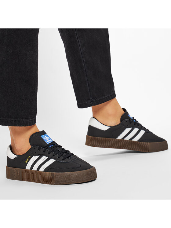 adidas Sneakersy adidas Sambarose W B28156 Čierna
