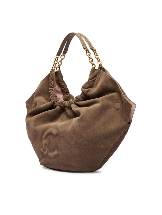 Coccinelle Torebka Coccinelle V5G Coccinellesmash Suede Bim E1 V5G 11 02 01 Beżowy ciemny