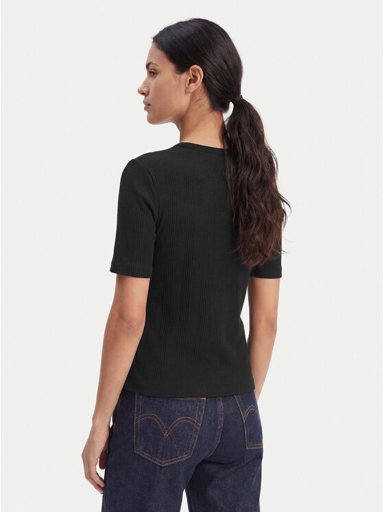 Calvin Klein Calvin Klein Camiseta Varigated LV044F211G Negro Slim Fit