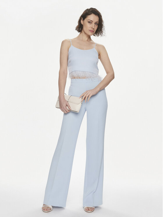 TWINSET TWINSET Топ 241TP2371 Блакитний Regular Fit