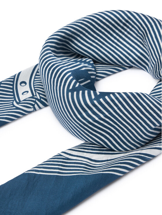 LAUREN RALPH LAUREN Svilena marama LAUREN RALPH LAUREN 454P14484001 Tamnoplava