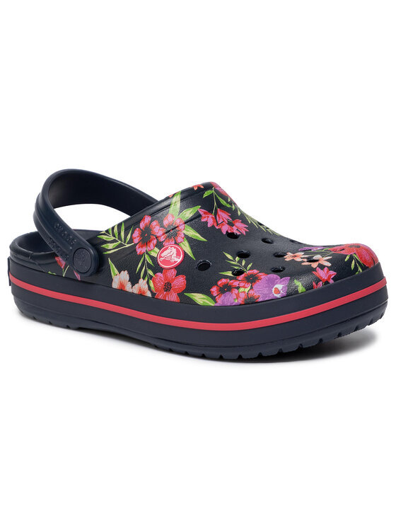 Crocs Papucs Crocs Crocband Printed Clog 205834 Sötétkék