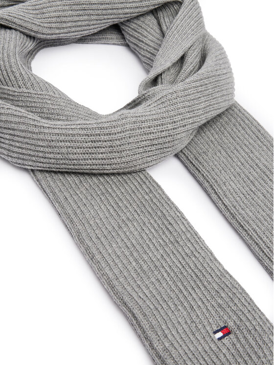 Tommy Hilfiger Šallīte Tommy Hilfiger Flag AM0AM12847 Pelēks