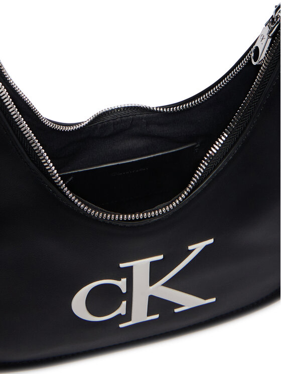 Calvin Klein Soma Calvin Klein Bold Ck Small Crescent LV04F3561G Melns