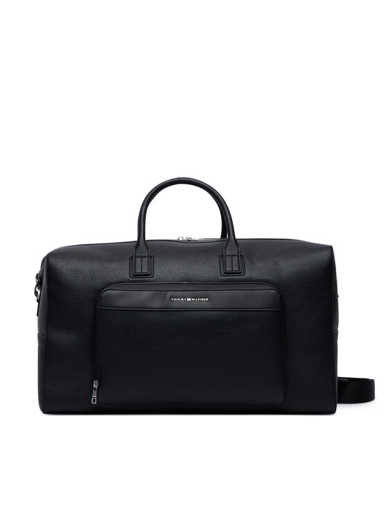 Tommy Hilfiger Víkendová taška Tommy Hilfiger Th Central Duffle AM0AM14739 Čierna