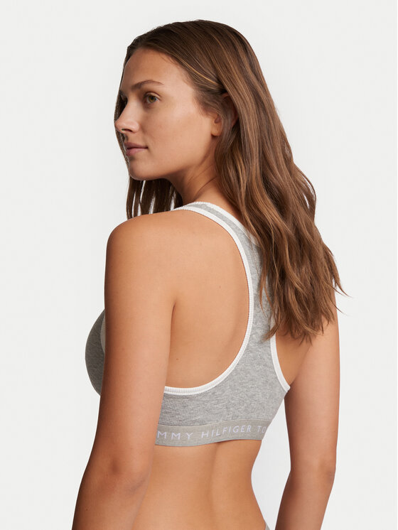 Tommy Hilfiger Tommy Hilfiger Top de sujetador UW0UW06270 Gris claro