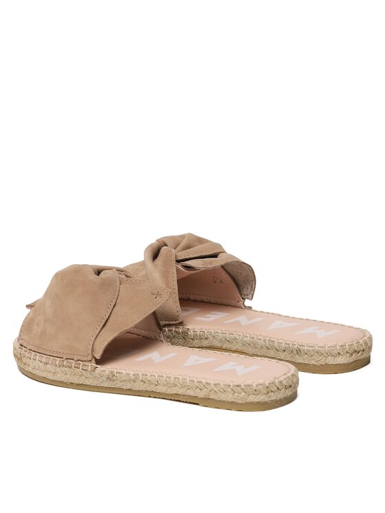 Manebi Еспадрильї Manebi Sandals With Knot W 1.9 JK Бежевий