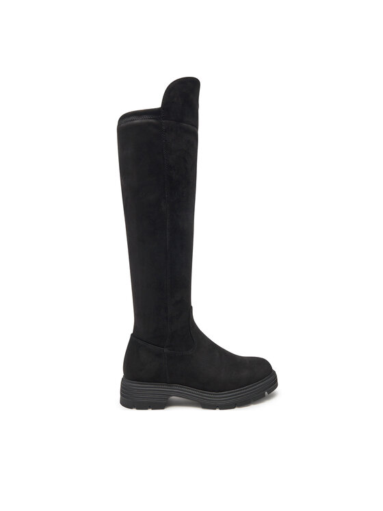 Tamaris Cizme lungi muschetar Tamaris 1-25610-43 Negru