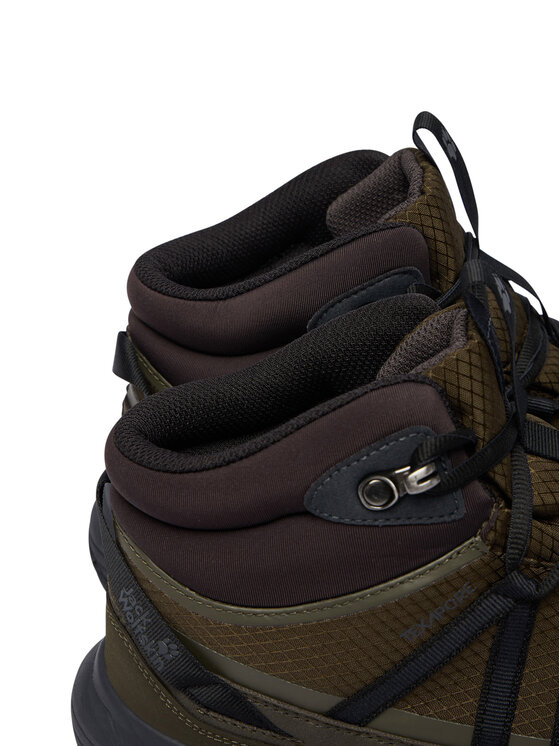 Jack Wolfskin Trekingová obuv Jack Wolfskin Wild Hike Texapore Mid A65576 Kaki