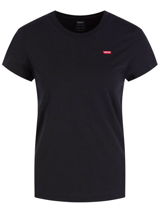 Levi's® Levi's® Póló Perfect Tee 39185-0008 Fekete Regular Fit