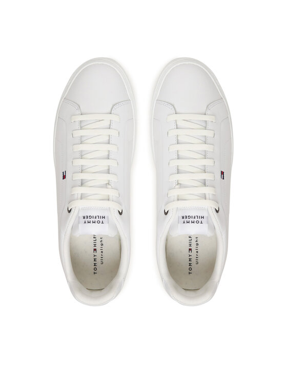 Tommy Hilfiger Сникърси Tommy Hilfiger Icon Court Light Ess FM0FM05678 Бял