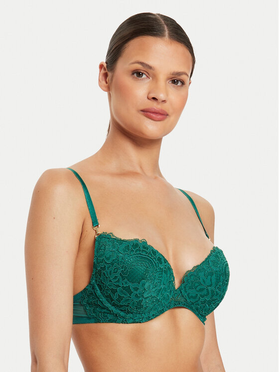 Guess Guess Push-Up nedrček O4YC15 KCC70 Zelena Regular Fit