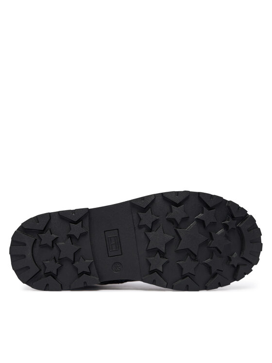 Tommy Hilfiger Μποτίνια Tommy Hilfiger Lace-Up Bootie T1A5-34005-1237 S Σκούρο μπλε