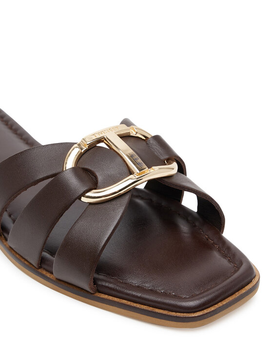 TWINSET Natikače TWINSET 251TGT090 Smeđa